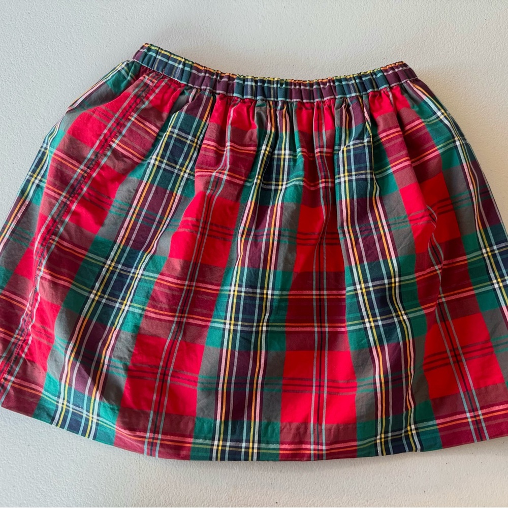 Girls skirt size 6/7 Crew cuts by J. Crew Plaid Holiday